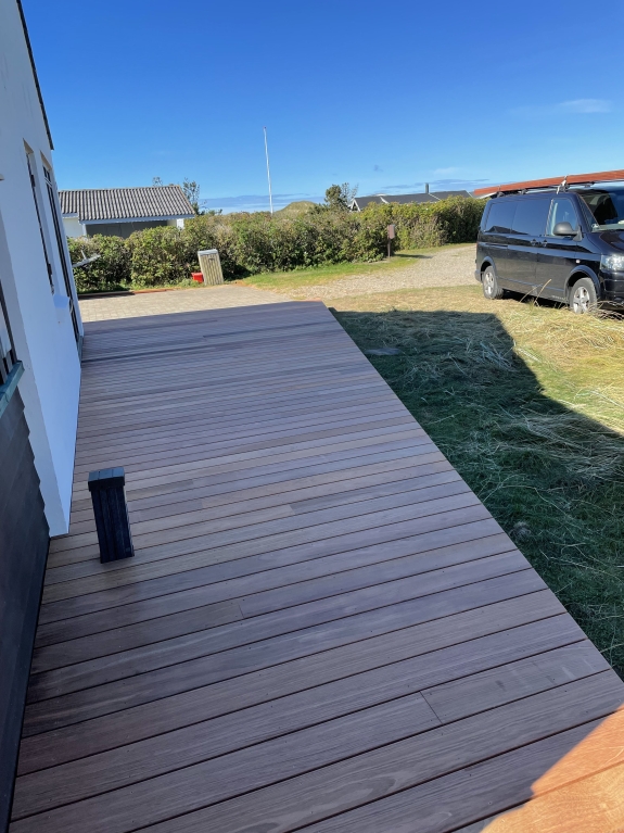 træterrasse skygget